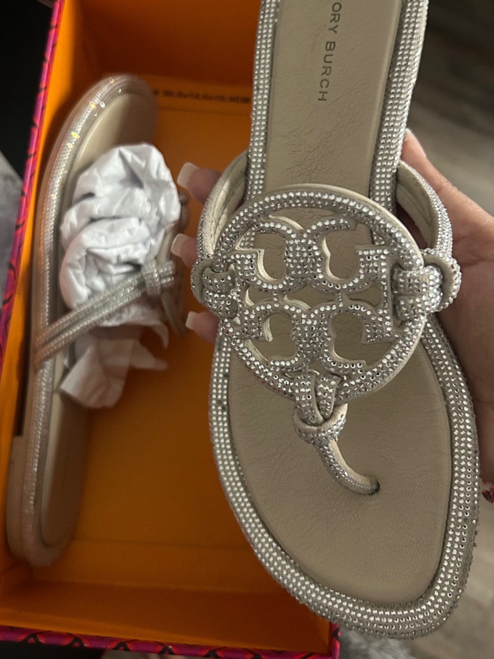 Tory Burch embellished miller sandals